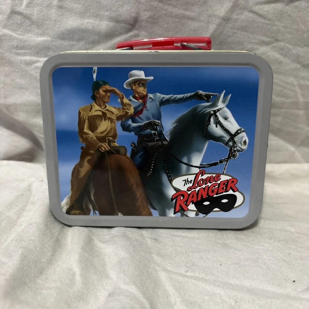 MINT 2001 The Lone Ranger Metal Mini Lunch Box Cheerios 60th Anniversary Vintage
